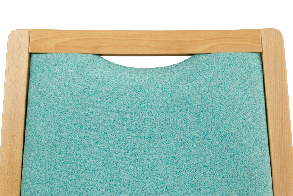 Beizton: Buche Natur | Bezug: Riva Crepe 6012 Jade