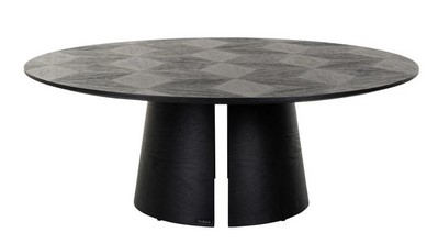 Couchtisch Blax 110Ø (Black)