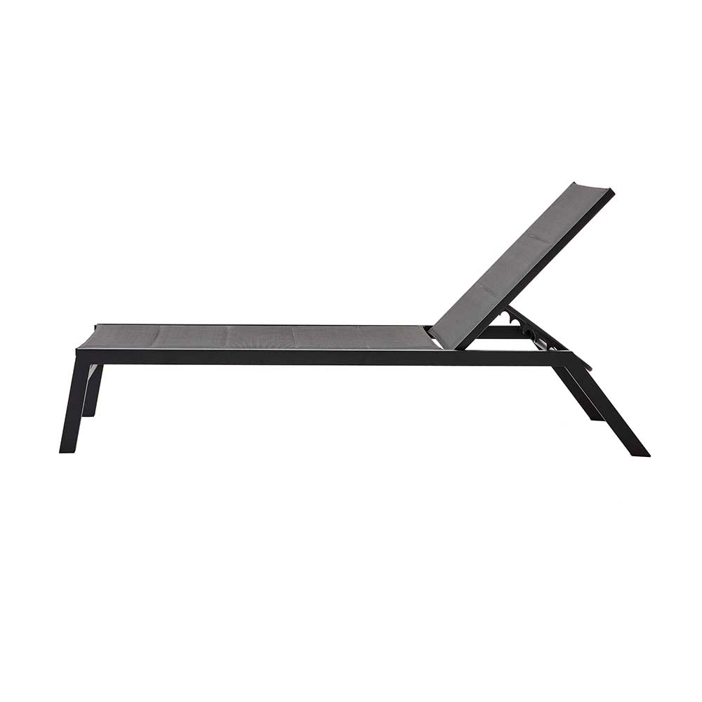 Outdoorliege Heroc Grey Seite