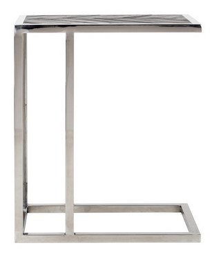 Beistelltisch Blackbone silver (Black rustic)