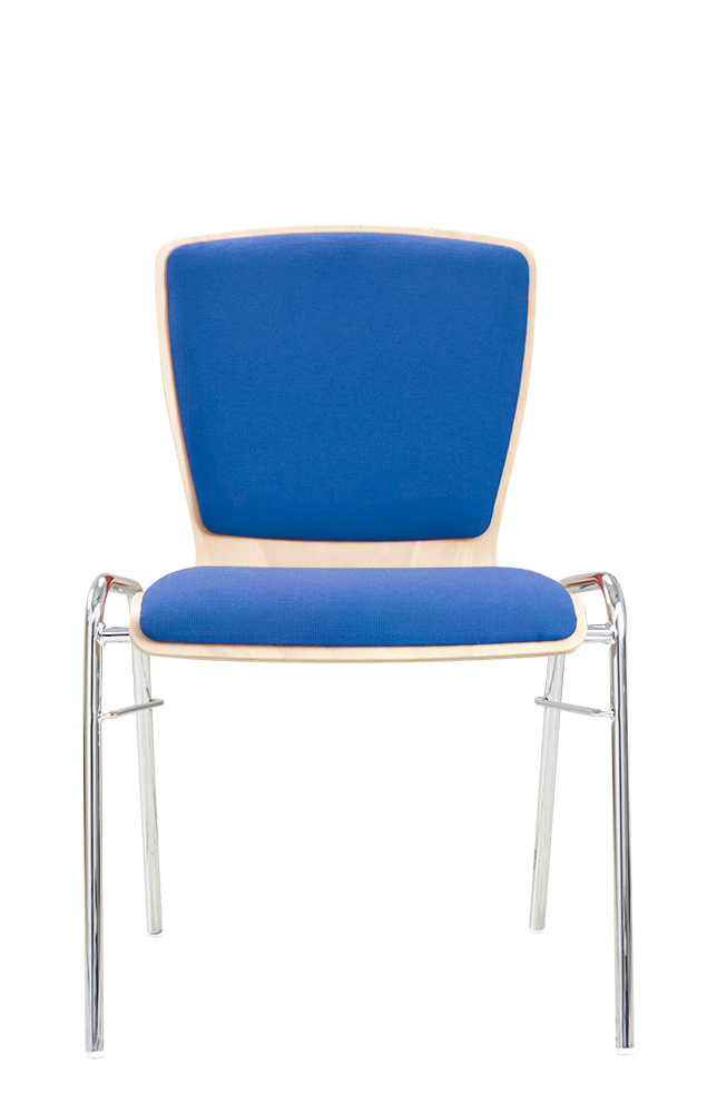 Gestell: Metall | Sitzschale: Buche Natur | Bezug: Sonderbezug