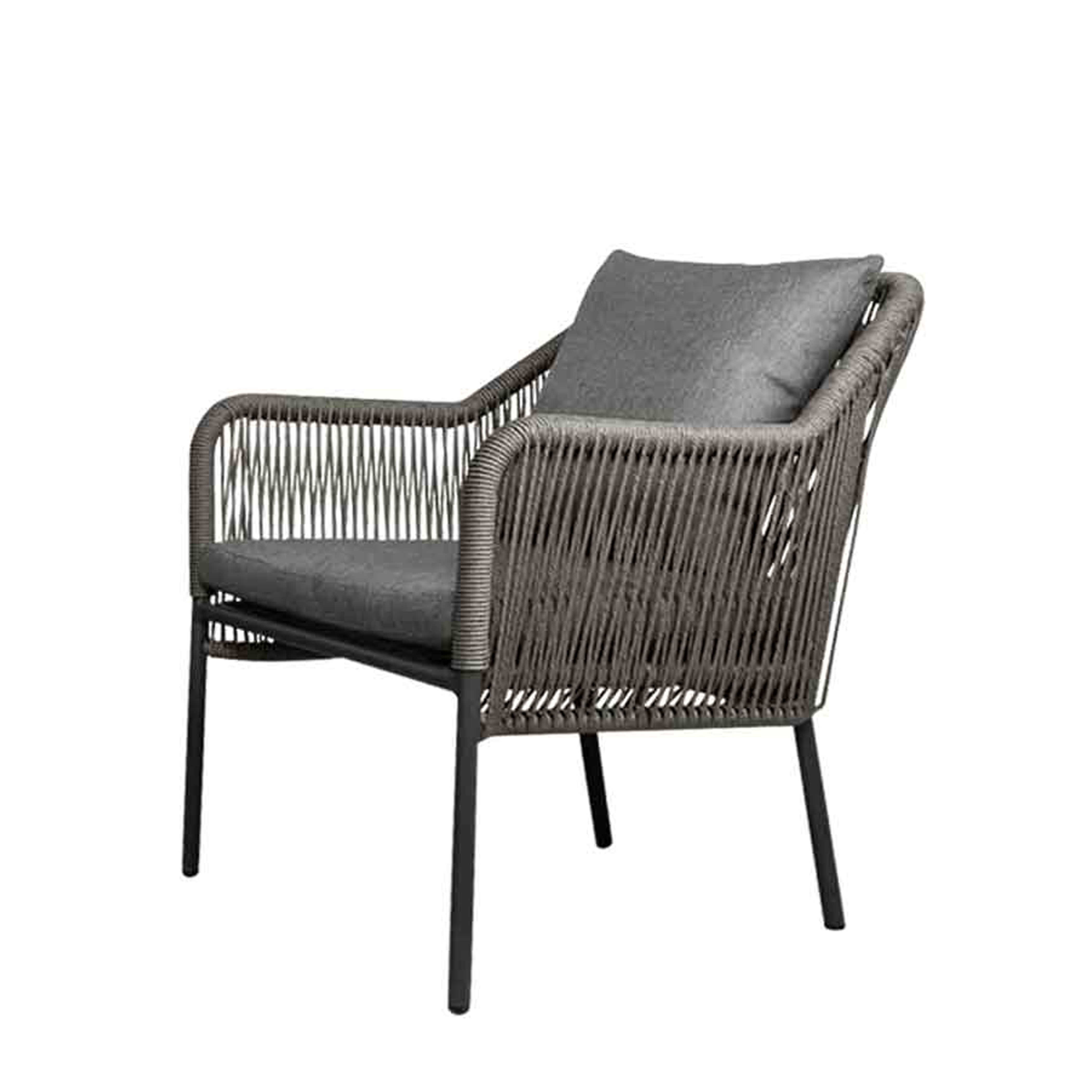 Outdoor-Lounge-Sessel Baleris Silvergrey