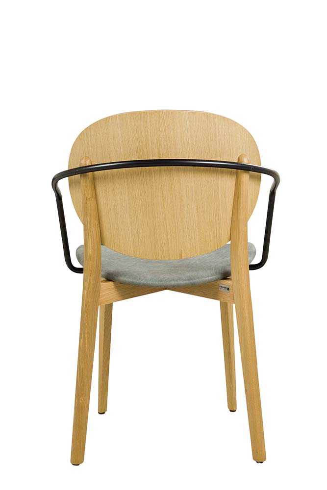 Gastronomiestuhl KPO-C-359-E | Eichenholz | Bezug: Linato-07