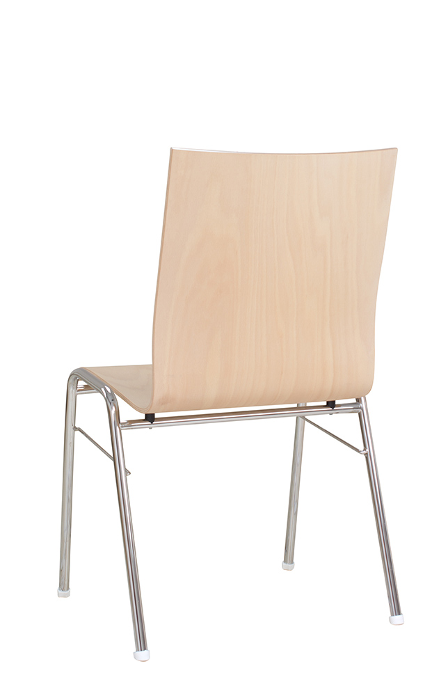 Gestell: Metall | Sitzschale: Buche Natur