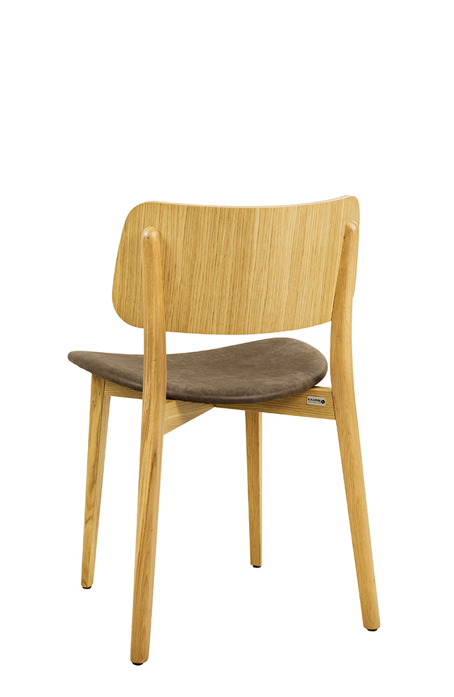 Gastronomiestuhl KPO-T-320-E | Eichenholz | Bezug: Linato-04