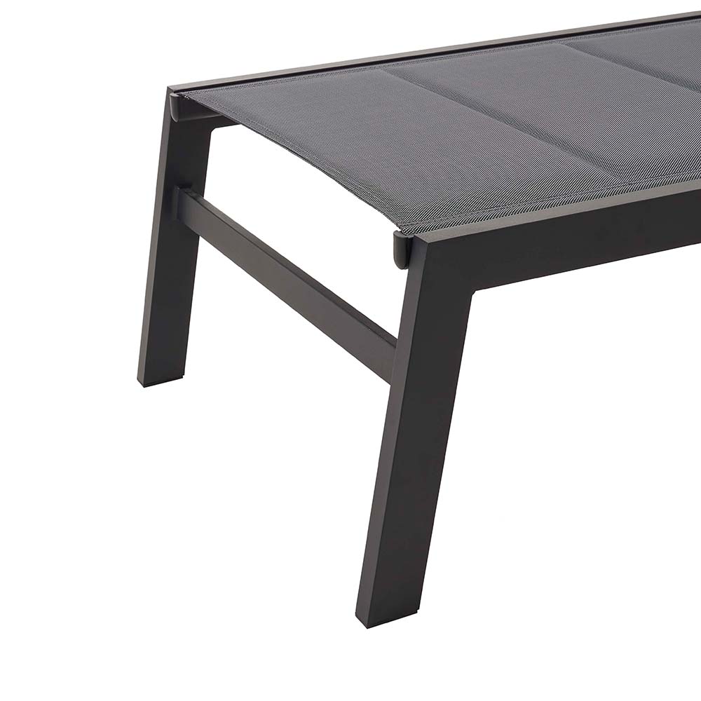 Outdoorliege Heroc Grey detail