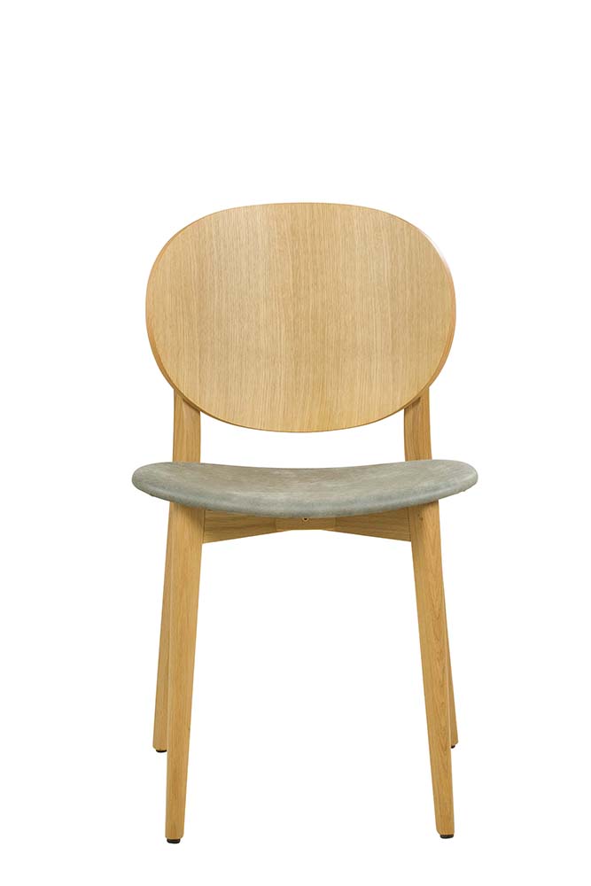 Gastronomiestuhl KPO-C-356-E | Eichenholz | Bezug: Linato-07