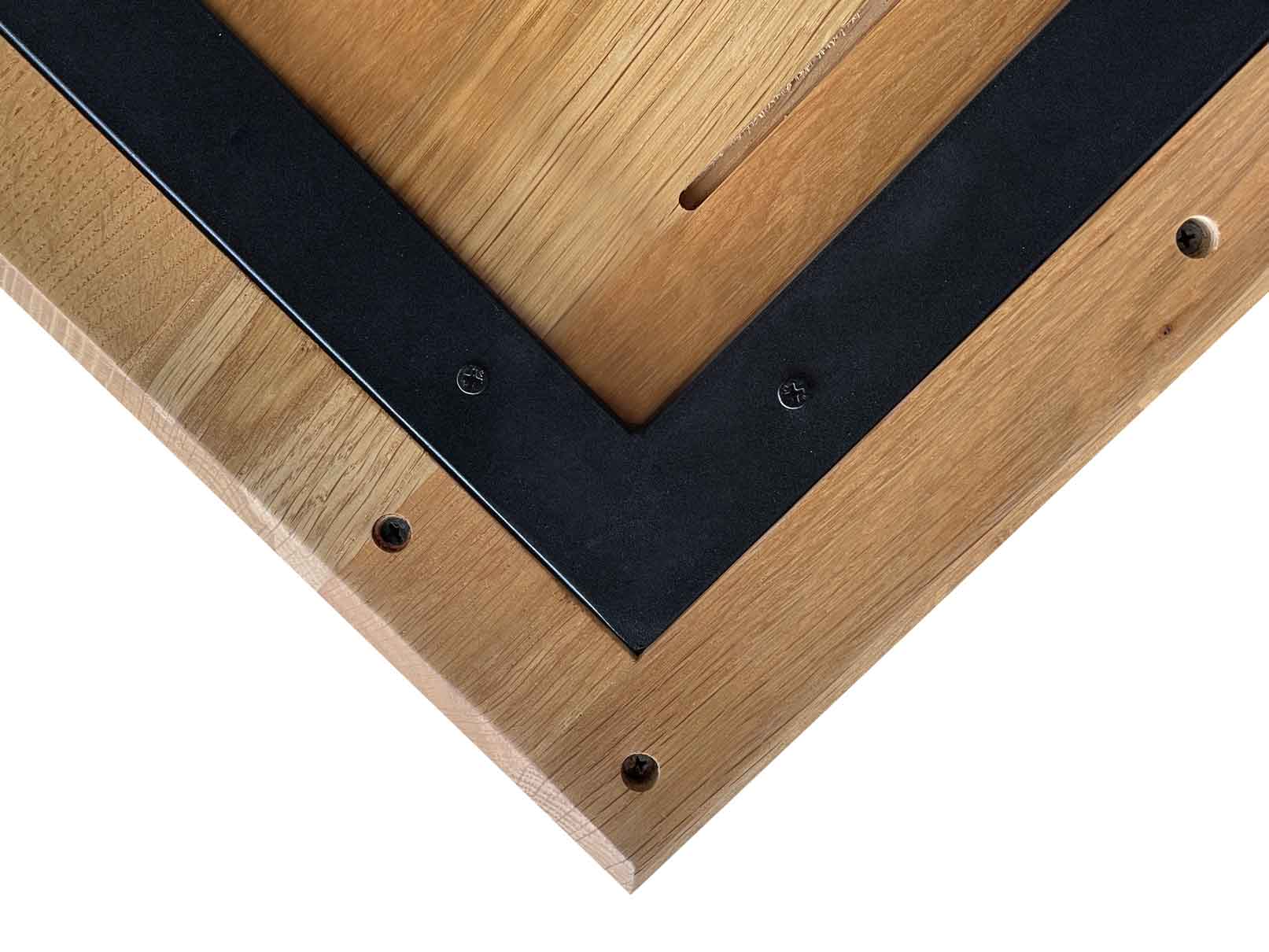 40mm Eiche massiv BST Tischplatte