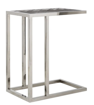 Beistelltisch Blackbone silver (Black rustic)