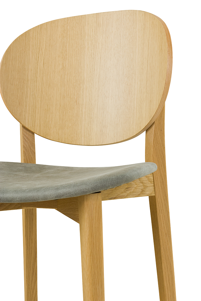 Gastronomiebarhocker KPO-C-362-E | Eichenholz | Bezug: Linato-07