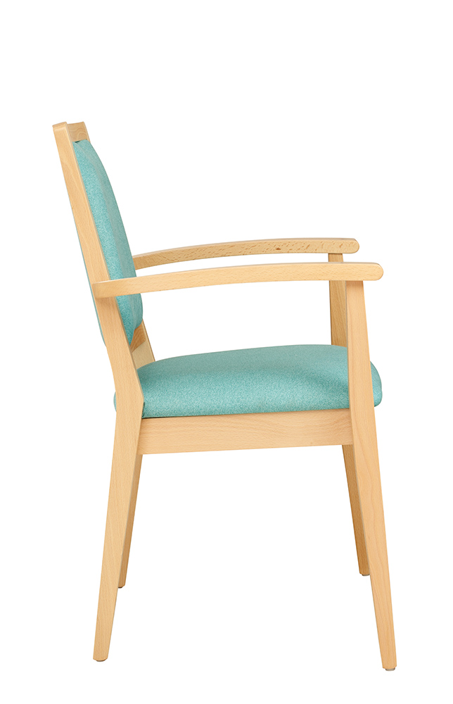 Beizton: Buche Natur | Bezug: Riva Crepe 6012 Jade