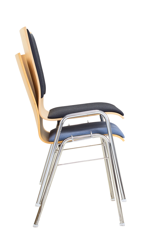 Gestell: Metall | Sitzschale: Buche Natur | Bezug: Sonderbezug