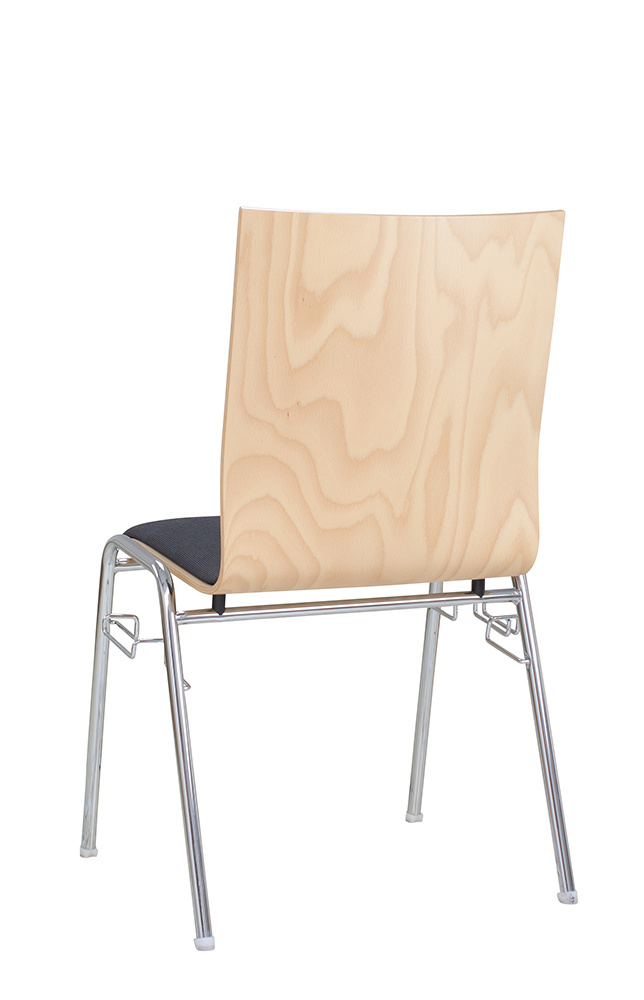 Gestell: Metall | Sitzschale: Buche Natur | Bezug: Sonderbezug