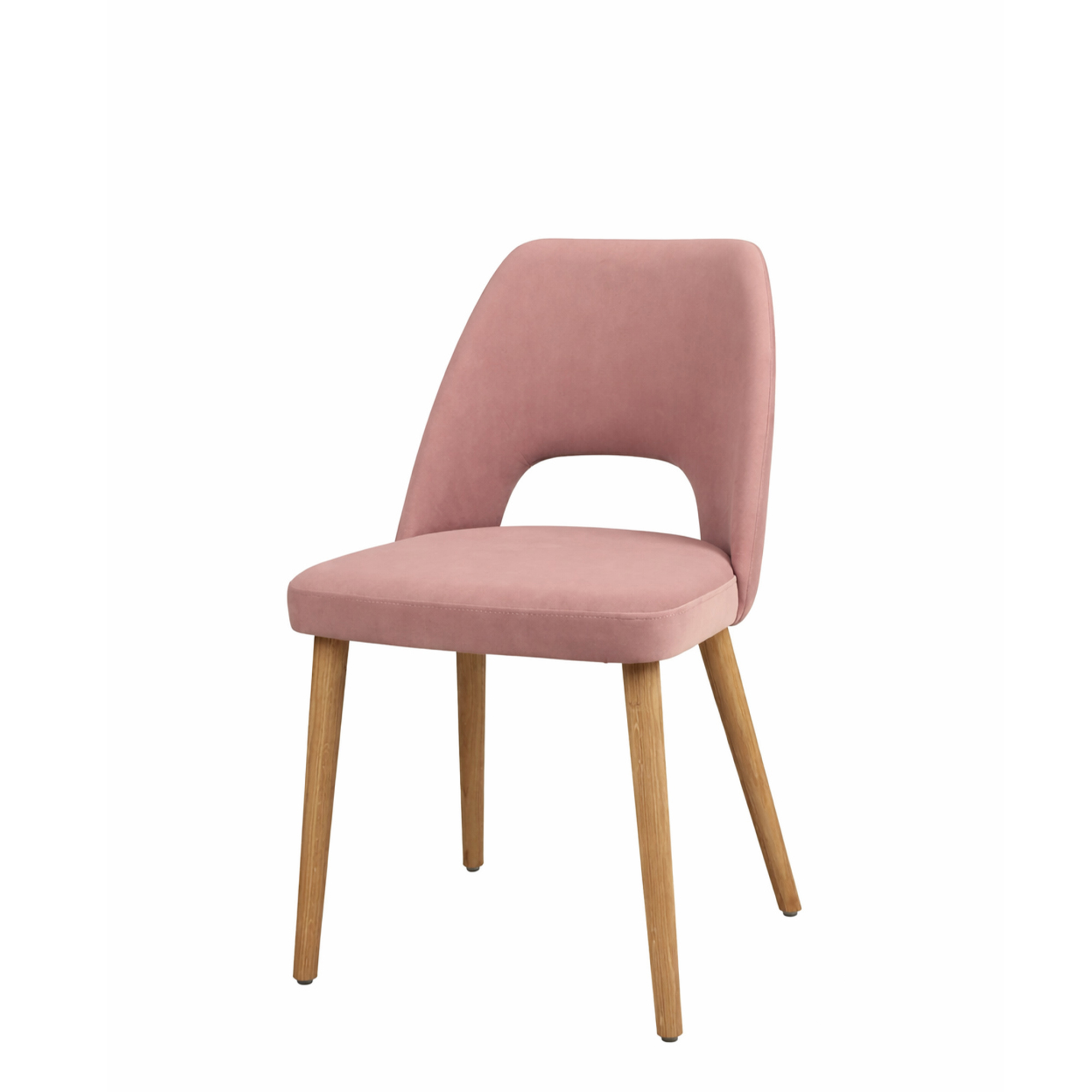 Vollpolsterstuhl mit Holzbeinen KDKS 200 - Vorderansicht